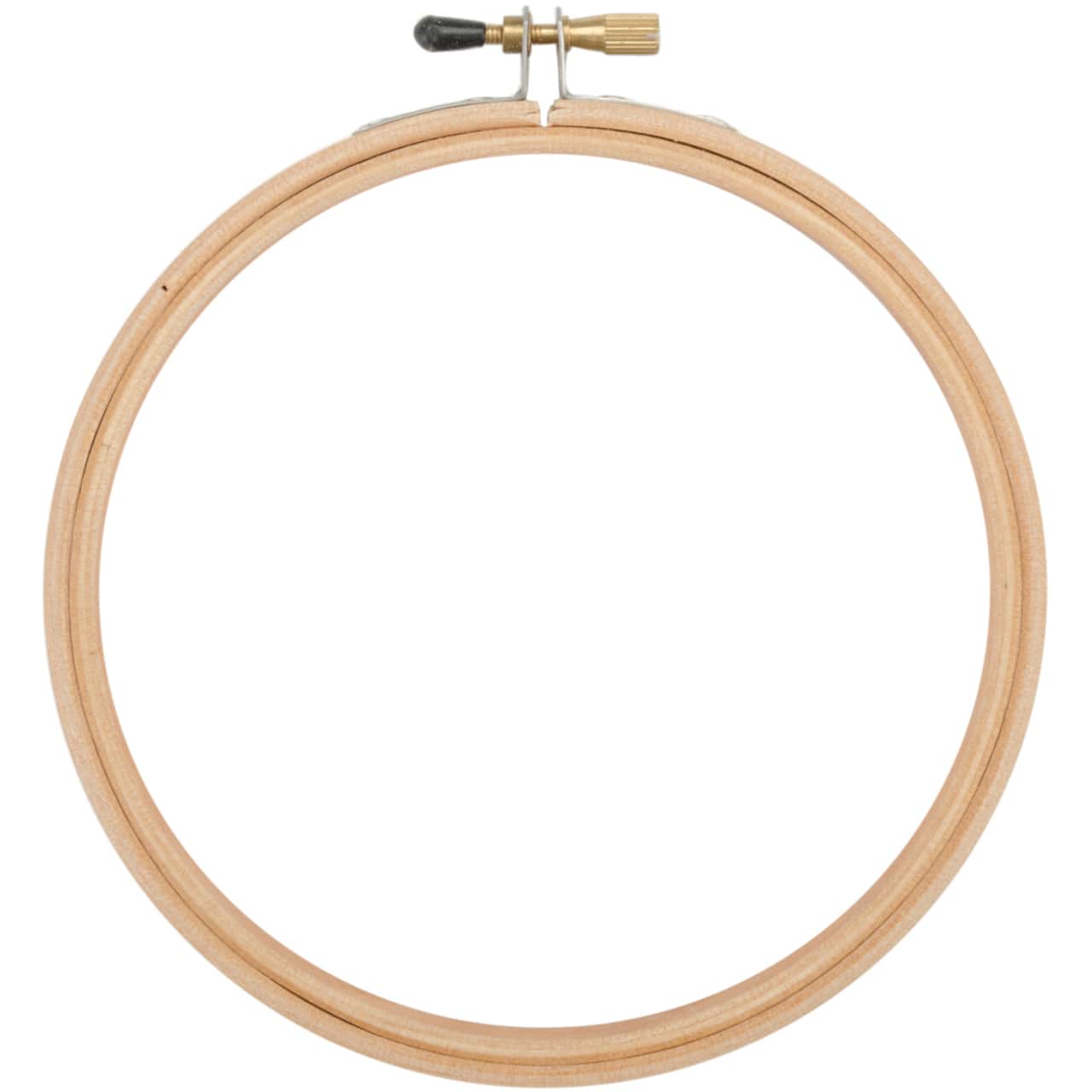 Frank A. Edmunds Natural Wood Embroidery Hoop with Round Edge